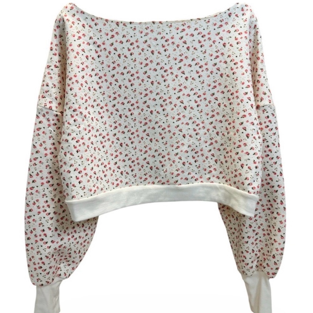 Blogilates Women's Dance Studio Off the Shoulder Sweatshirt